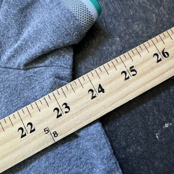 Cotton + Flow Grey Short Sleeve T-Shirt Button Front Size 2XL Cotton Polyester - Picture 11 of 12